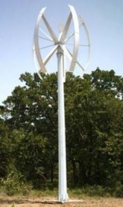 Small wind turbine EWTV 2KW-C