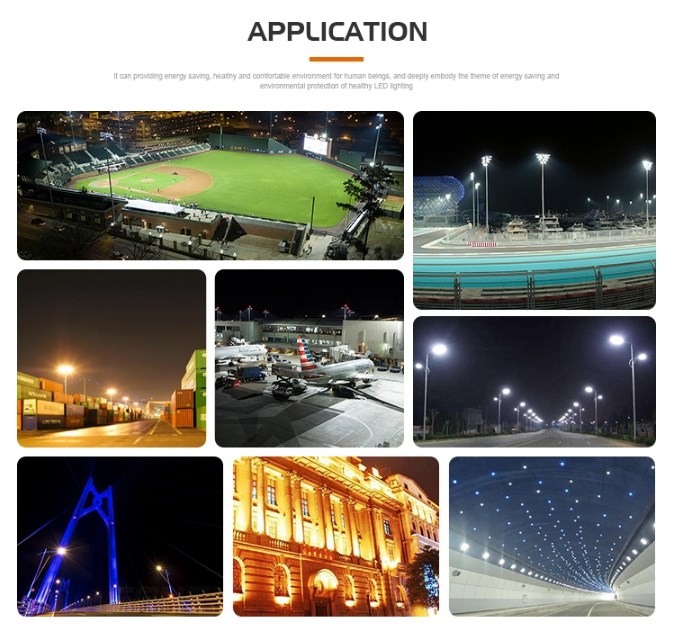 Contoh pengaplikasian lampu sorot flood light untuk lapangan golf